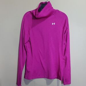 Under Armour Fuchsia Long Sleeve Shirt Size Medium